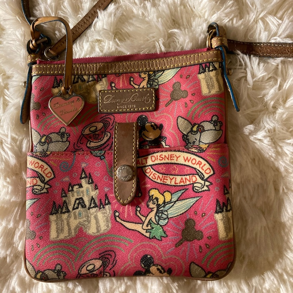 Dooney & Bourke Hot Pink Disney Parks Crossbody Purse
